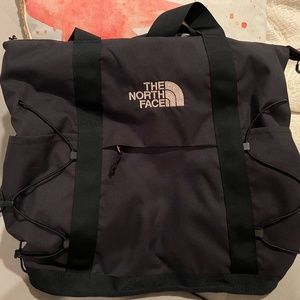North Face Borealis Tote Backpack black & rose gold